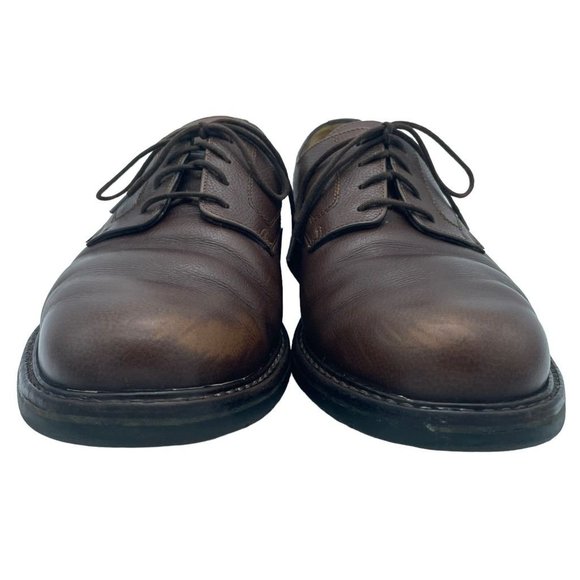 Mephisto Mens Marlon Goodyear Welt Derby Dress Shoes Brown Leather Lace Up 10.5